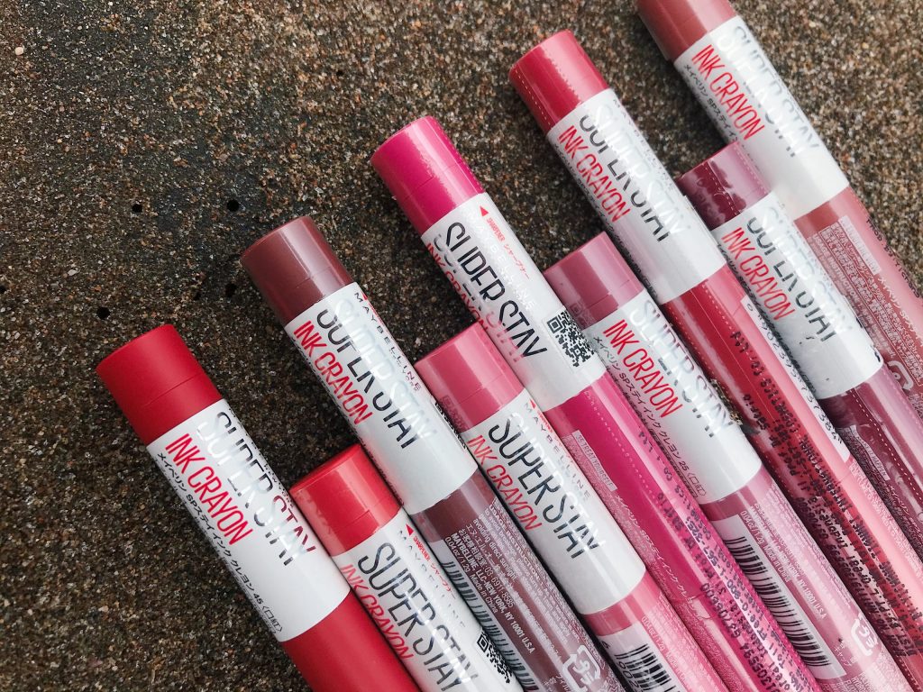 Lipstick maybelline superstay ink crayon semua shades