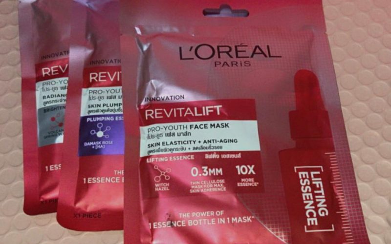 3 Varian Revitalift Pro-Youth Face Mask