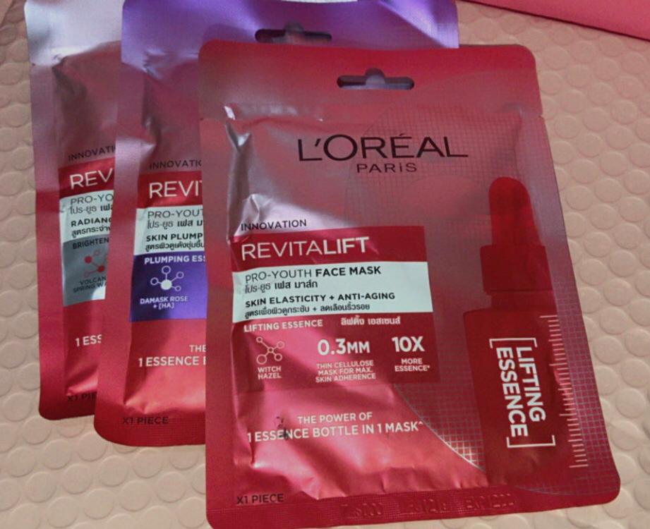 3 Varian Revitalift Pro-Youth Face Mask