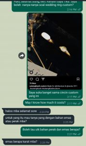 Screenshot 20230503 205944 WhatsApp 178x300 - Pengalaman Bikin Cincin Nikah Custom dengan Cap Jari, Dijamin Ga Pasaran!